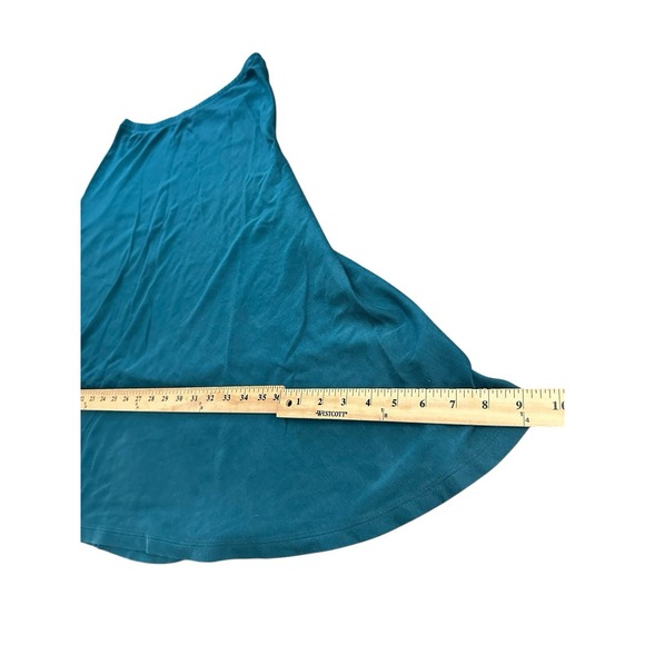 Peruvian Connection 100% Pima Cotton Large Shirt Skirt Set Women's Blue #R13-5 - Picture 10 of 15